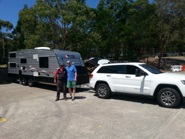 Paul the Tow-ed trainer and me at the end of the day!