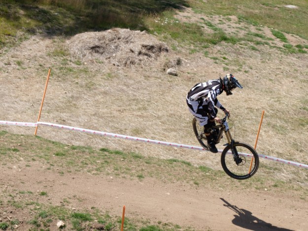 Crossed over - this guy was fast!