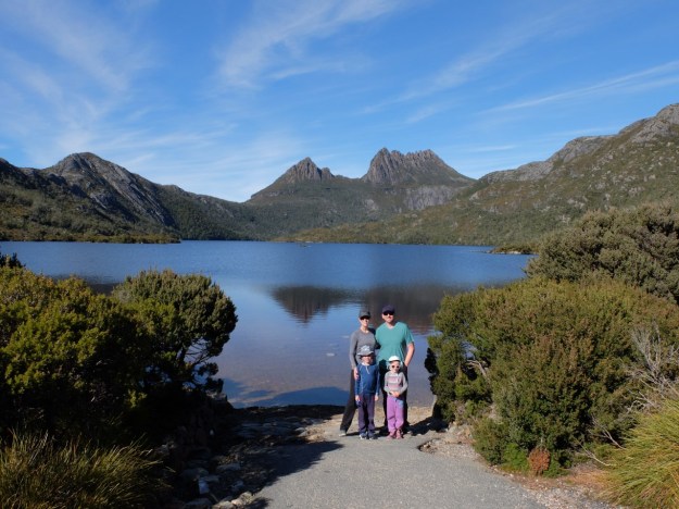 Dove Lake track on Hayley's birthday - 6km round trip!