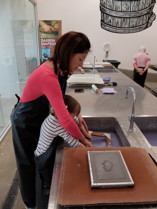 Wombat Poo Paper making - well, your not eating it are you!