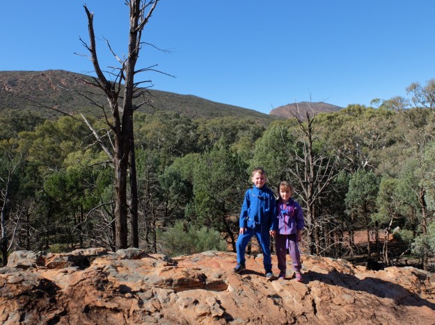 The kids with their own backpacks!