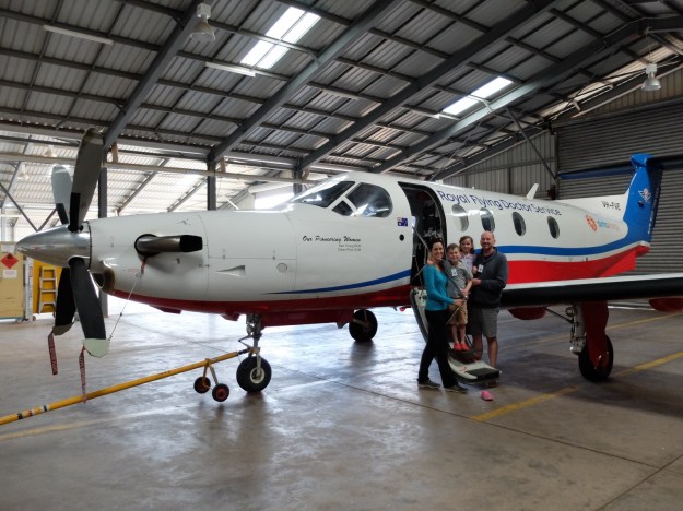 The RFDS base in Port Augusta - what a great job they do!