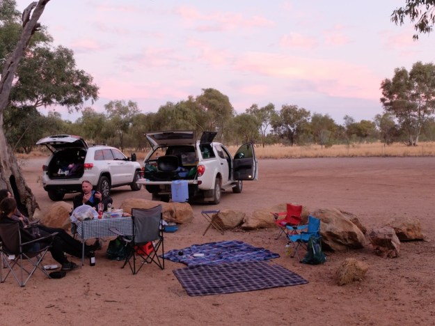 Sunset dinner in the Ranges!