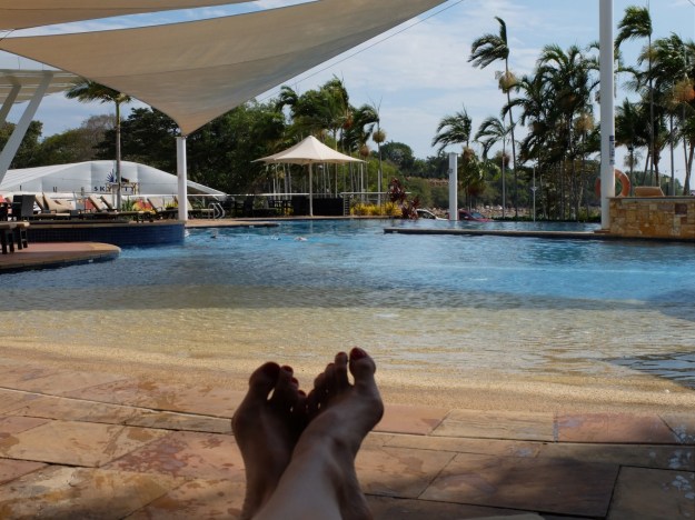 We may not have separate rooms but we do have a great pool!