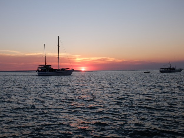 A harbour cruise on Kate's friends boat was a nice way to end the day!
